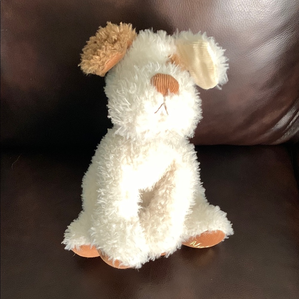 Barnes & Noble Cream & Brown Exclusive Noble Plush Dog